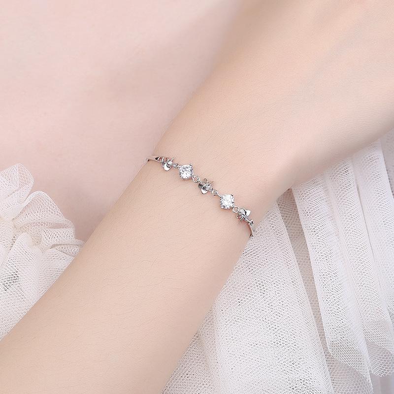 Timeless and Elegant Love Silver Bracelet