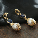 Graceful and Fashionable Hanging Pearl Earrings