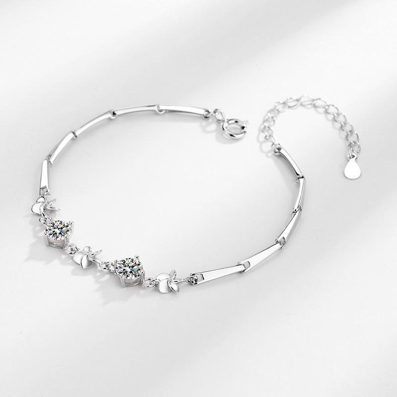 Timeless and Elegant Love Silver Bracelet