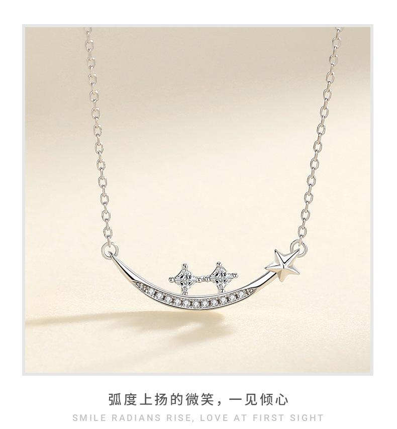 Smile for Me 925 Sterling Silver Necklace
