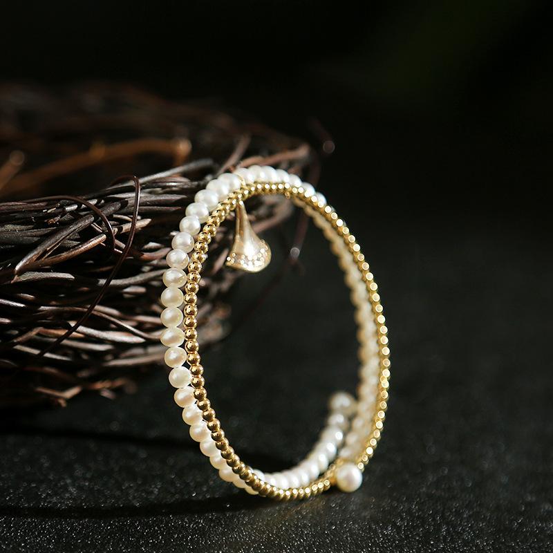 Freshwater Pearl Double Bracelet